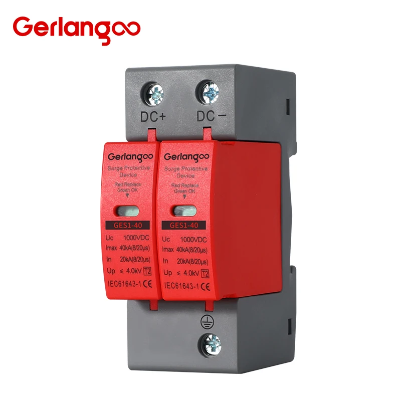 

Устройство защиты от перенапряжения SPD DC 1000 В 20 ка ~ 40 кА, устройство защиты от низкого напряжения