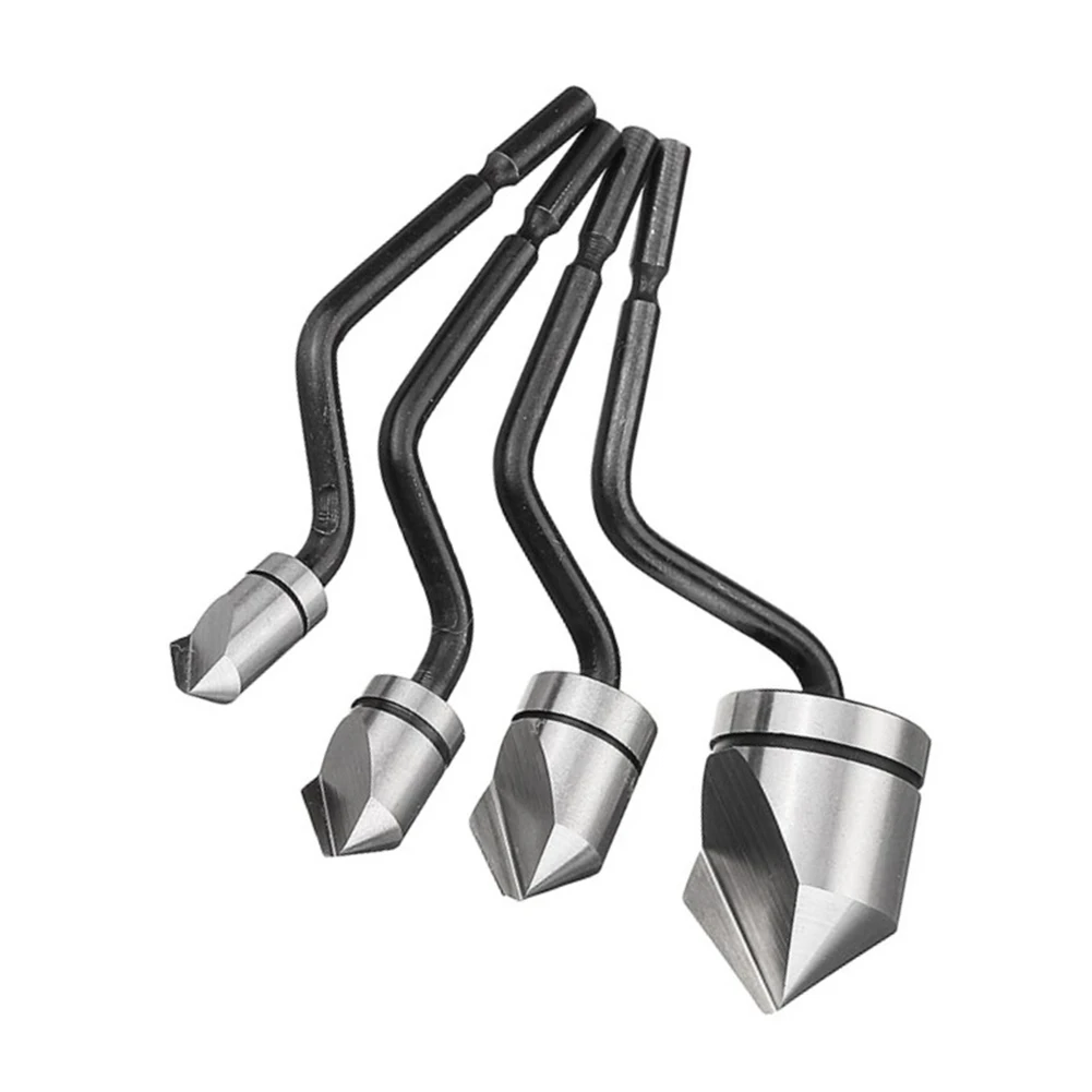 

Portable Sharp Cutting Edge Countersunk Chamfering Cutter 90° 63RC Rotatable M2 HSS Smooth Deburring Trimming Hand Tools