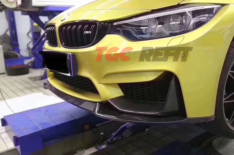 Высококачественный передний спойлер из углеродного волокна для BMW 3 серии F30