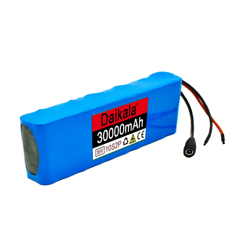 

36V30000mAh 18650 Rechargeable Lithium Ion Battery 10S2P 42V 500W, Used for Bicycles, Scooters Electric MotorcycleFree Shipping