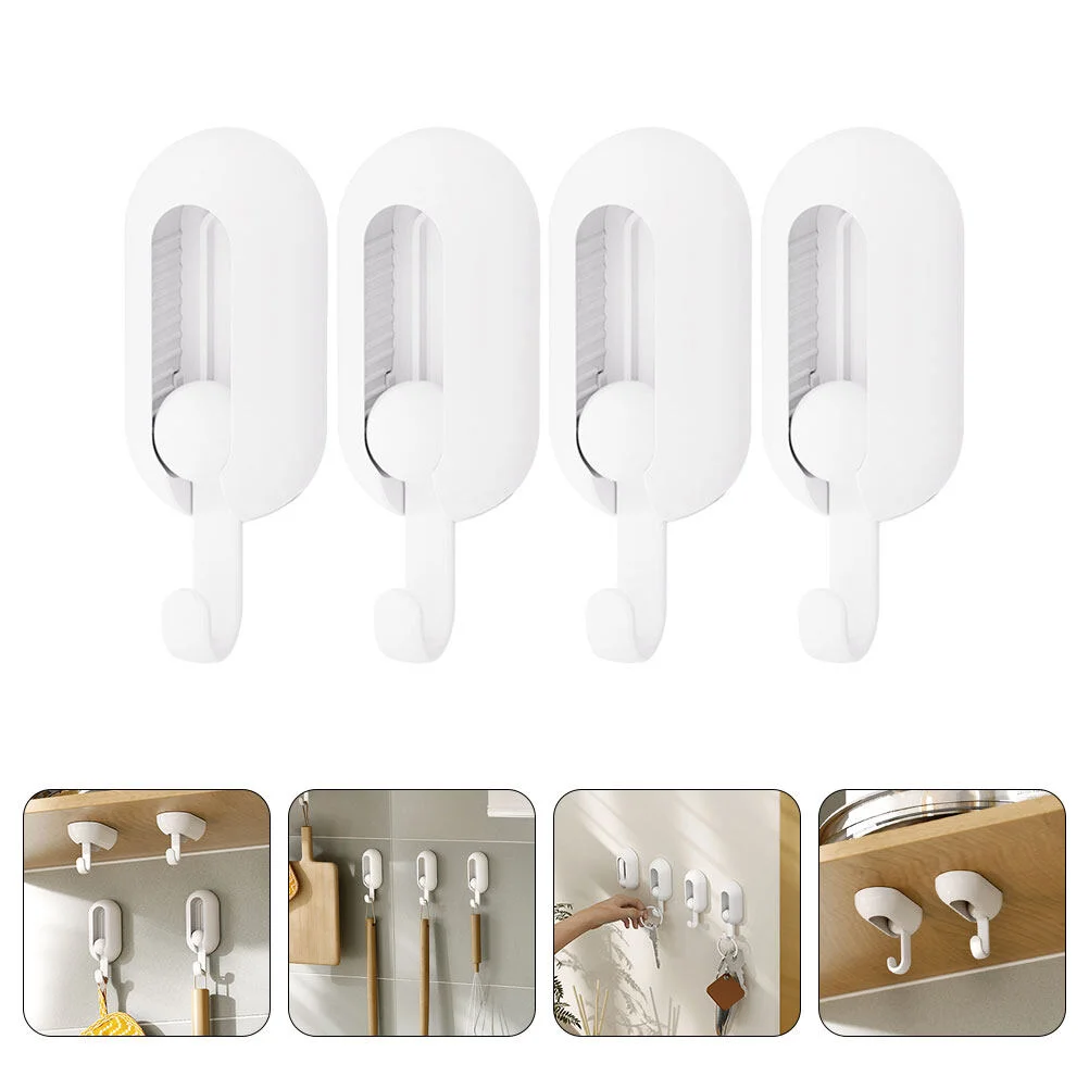 

4 шт., декоративные крючки для полотенец, из АБС-пластика