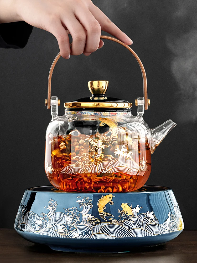 Электрическая керамическая плита чайник для приготовления чая стеклянный