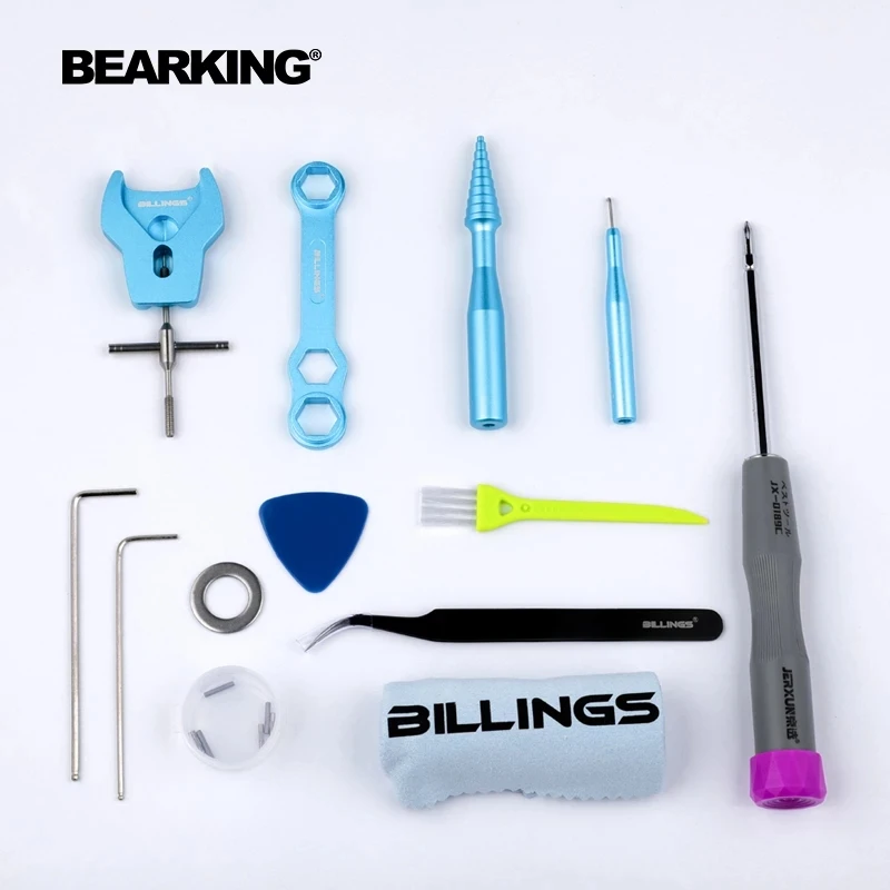 BEARKING DIY reel repair tools kit bearing remove baitcasting spinning reel maintenance spool dismantling device screwdriver