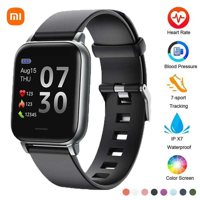 

Смарт-часы Xiaomi Band S50 мужские 170 мА ч, водонепроницаемые, с отслеживанием сна, с поддержкой сообщений, для Android, IOS