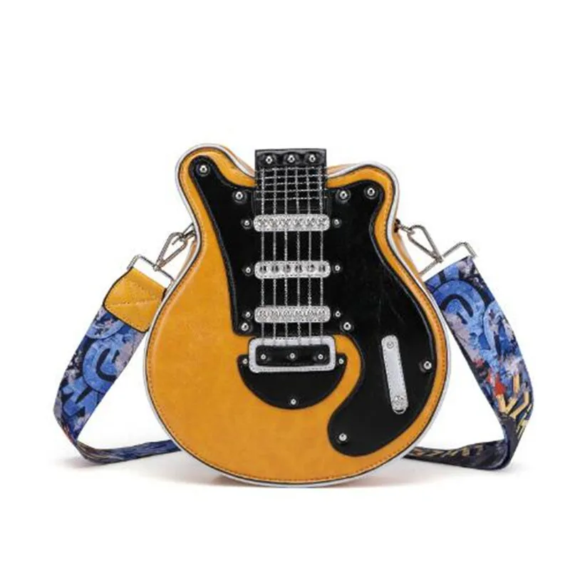 Женская сумка ручной работы для моделирования гитары 2024 ретро повседневная