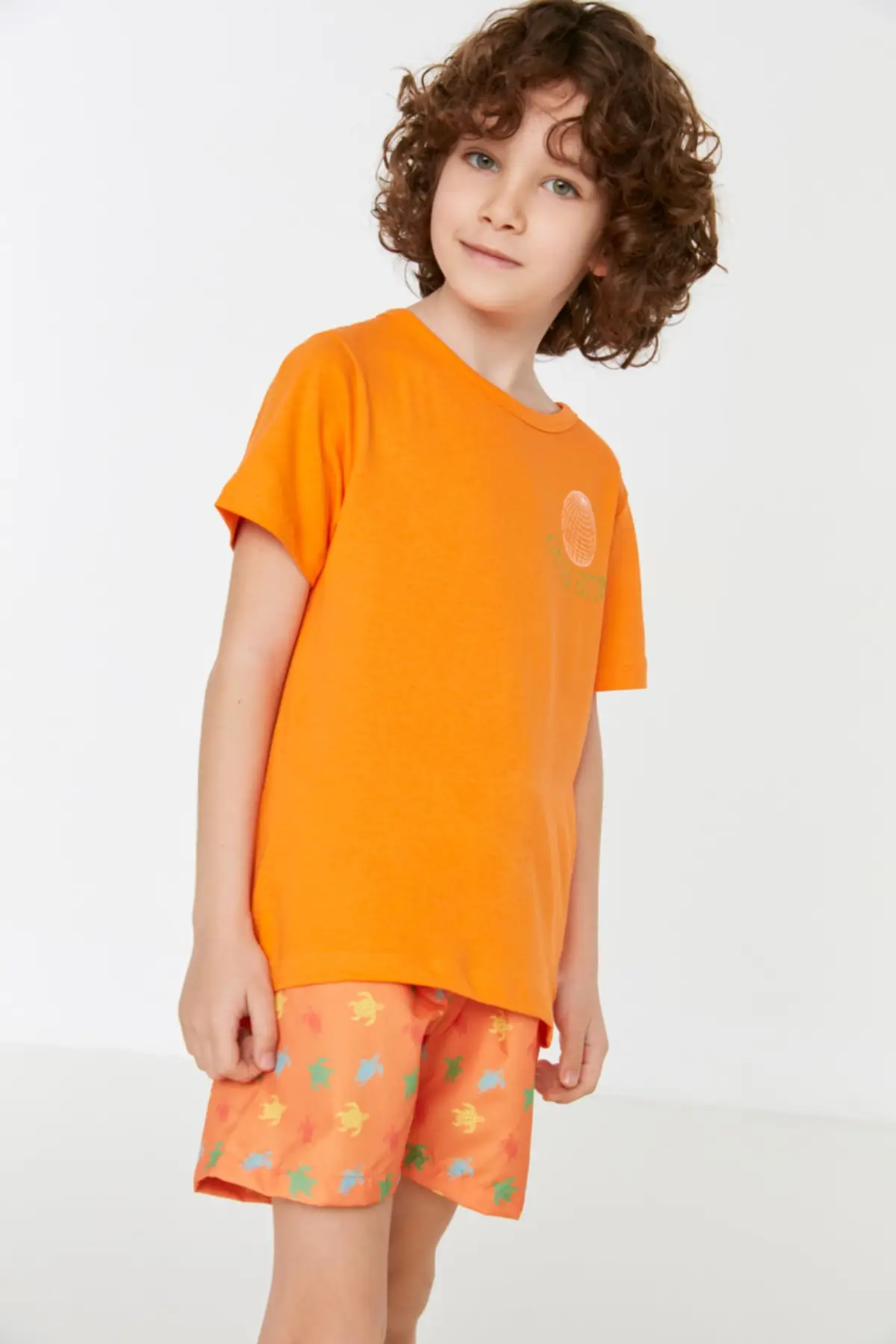 

Printed Male Child Knitted T-Shirt TKDSS22TS1185