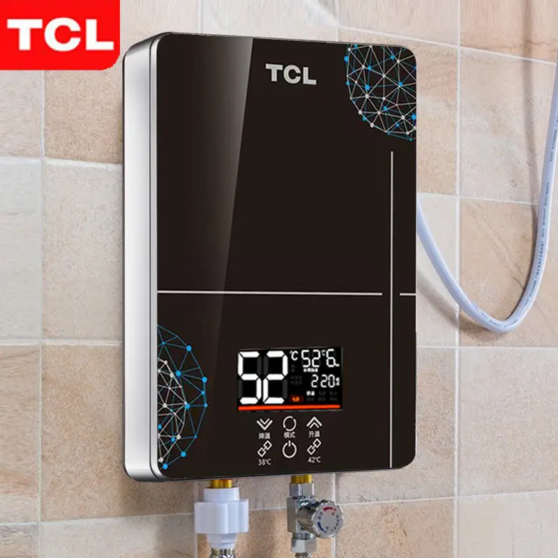 Tankless Water Heater Hot Showers Bathroom Electric Shower 220v Appliances Instant Wall Faucet Mounted Heaters Home Heated Te