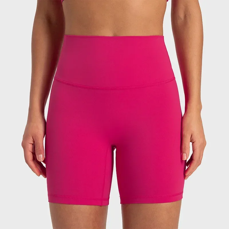 

Lulu Align Women Sports High Waist Skinny Shorts 6" Breathable Quick Dry Running Fitness Workout Yoga Pants Cycling Short Pants