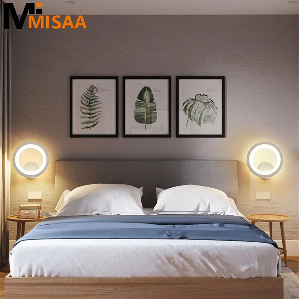 

Decorative Lighting No Flash Brief Modern Times Creative Idea Ornament Modern And Simple Led Wall Lamp Living Room Wall Lamp