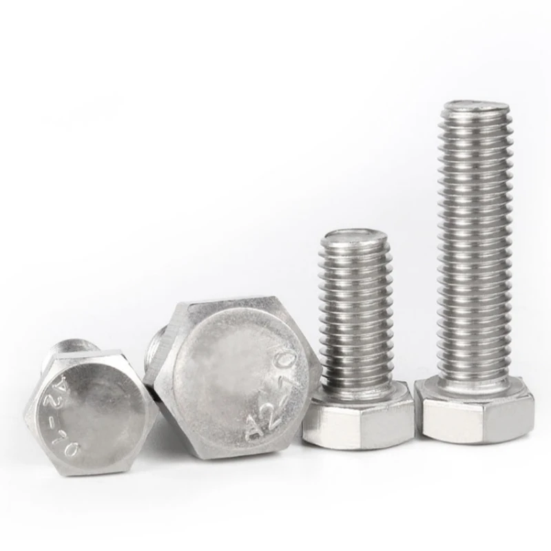 M1.6 M2 M2.5 M3 M4 фотоголовка болт 304 A2 Метрическая резьба из нержавеющей стали DIN933