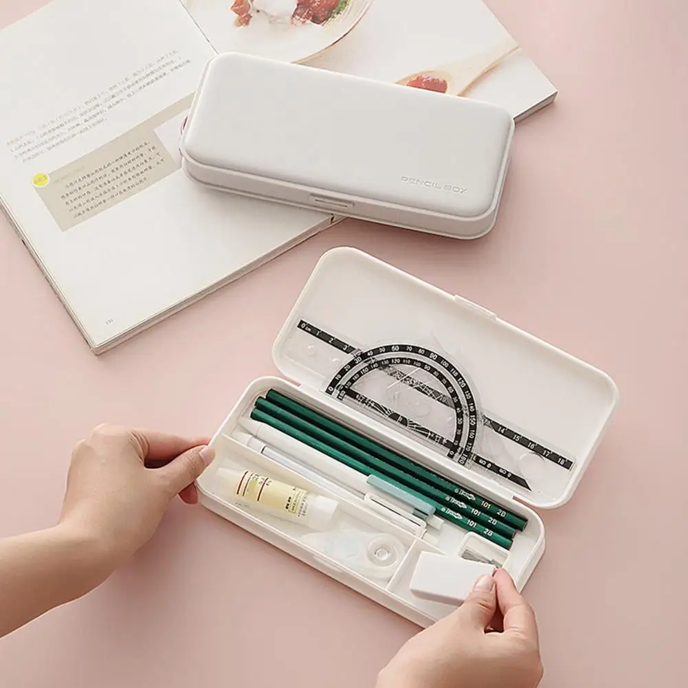 

Fashion Pencil Box Multi-functional High Quality PP Pen Bag Household Stationery Storage Pouch for Student Pencil Case