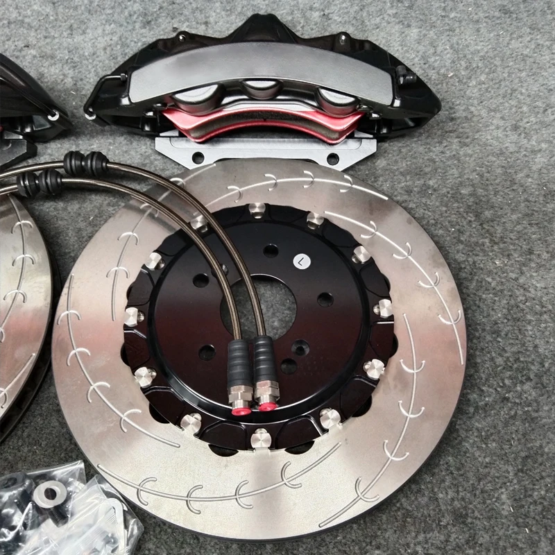 OEM стальной поршень GTS 6 тормозной комплект суппорта переднее колесо с роторами