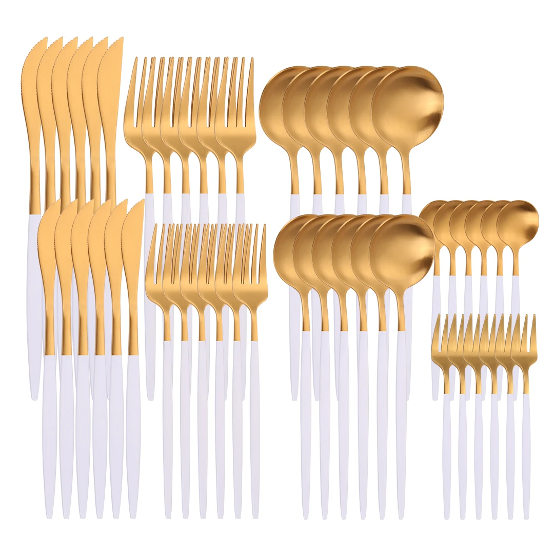 

48 шт., набор столовых приборов из нержавеющей стали