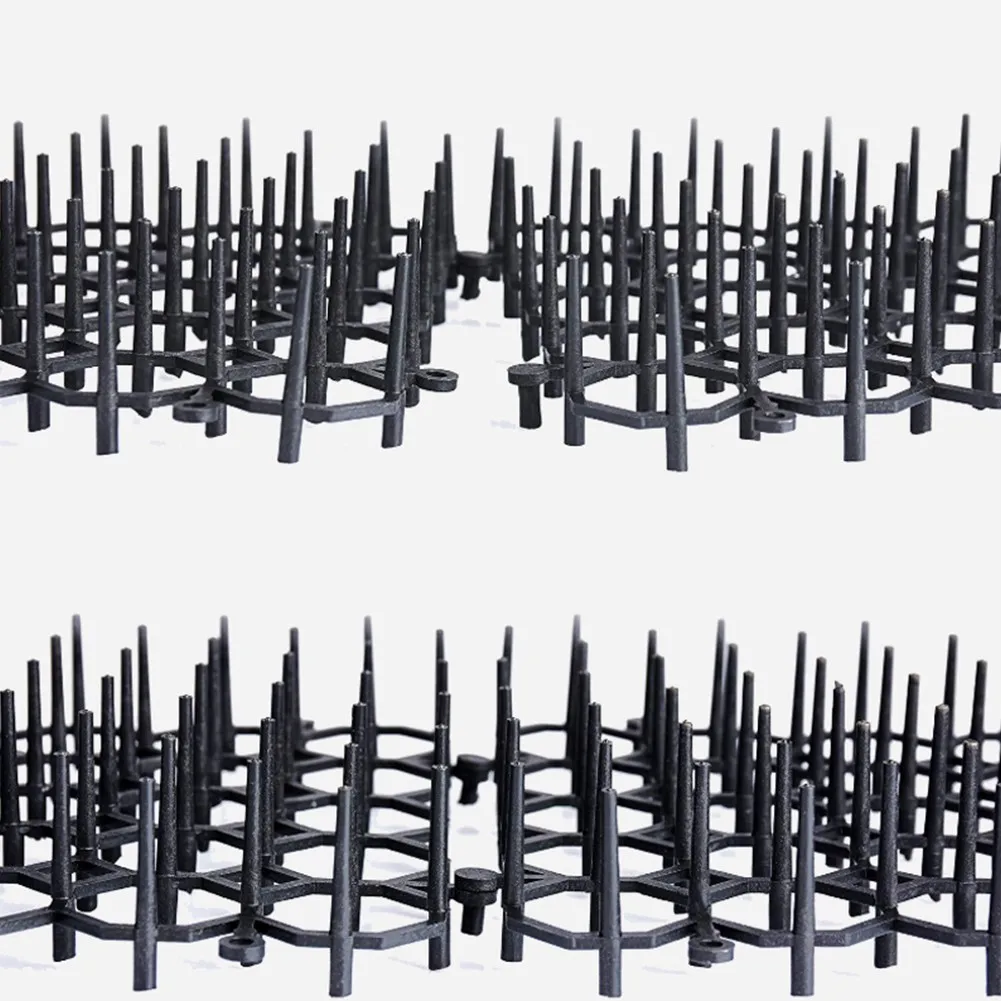 

12PCS Cat Scat Mat Garden Anti-Cat Dogs Repellent Mat Prickle Strips Safe Plastic Spike Thorn Stop Animals Climbing Plant Care