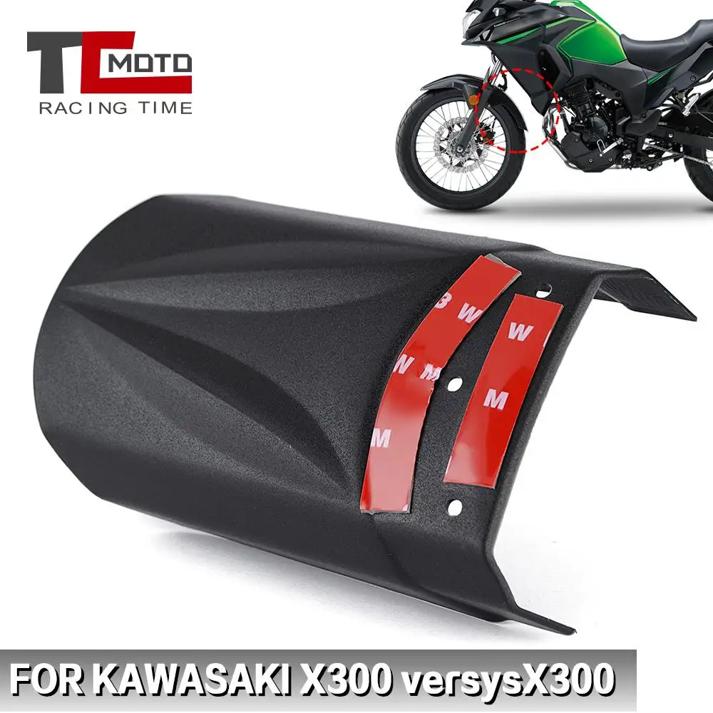 

Versys 300X Motorcycle Accessories Front Rear Fender Hugger Extension Mudguard Extender For Kawasaki Versys X300 X 300 2017-2021