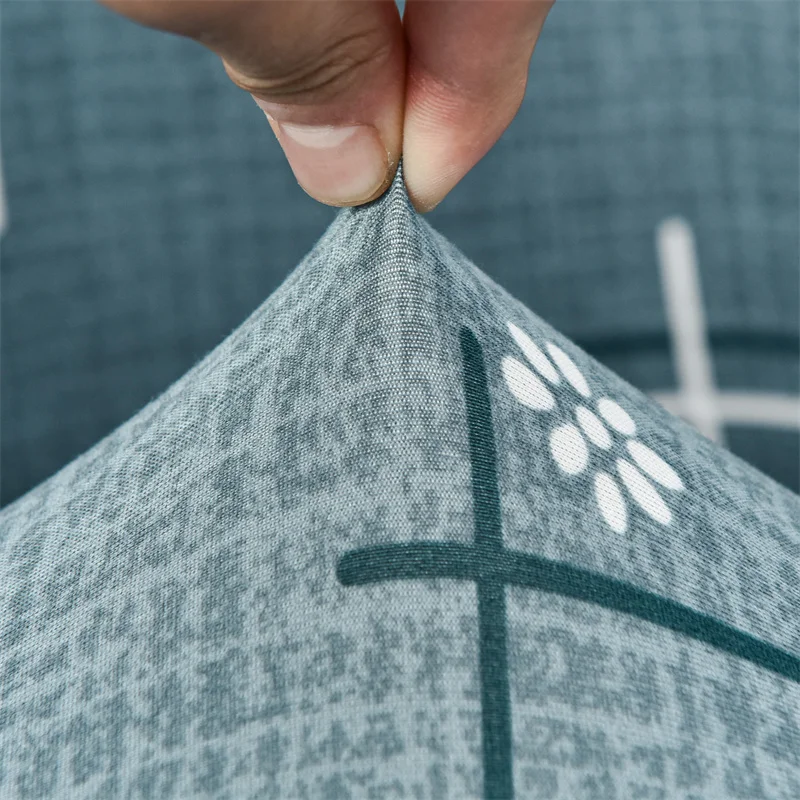 Эластичный чехол для дивана из спандекса с геометрическим рисунком