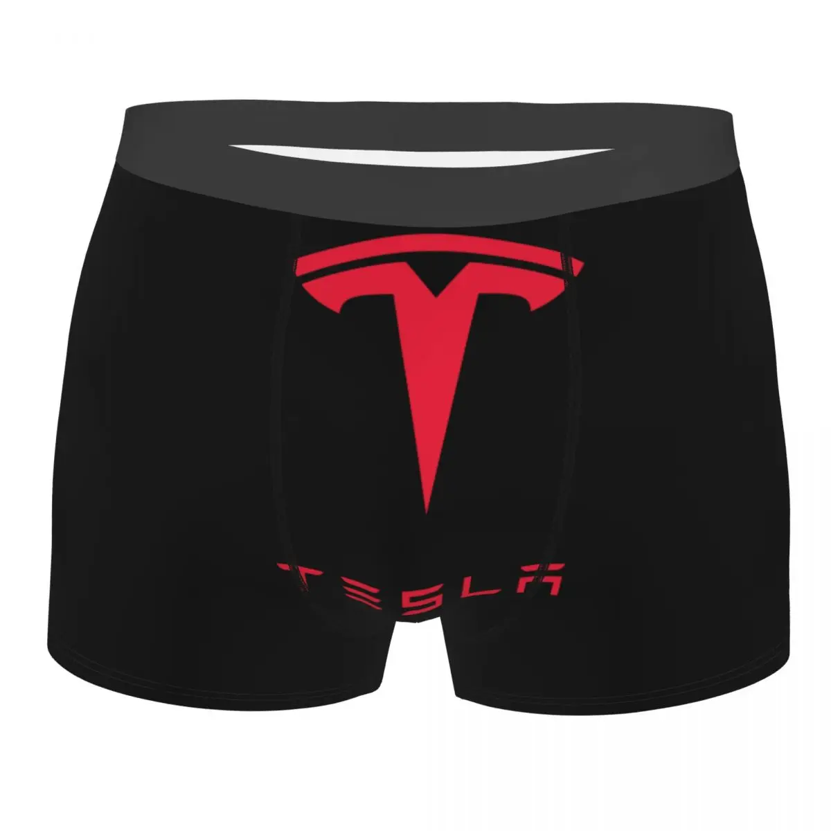 

Мужские боксеры Tesla Red с простым дизайном, уютные трусы