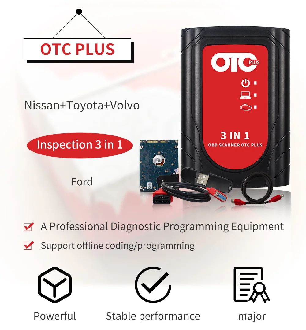 

OTC PLUS 3in1 Toyota 14.10.028 Volvo 2014D Niss an