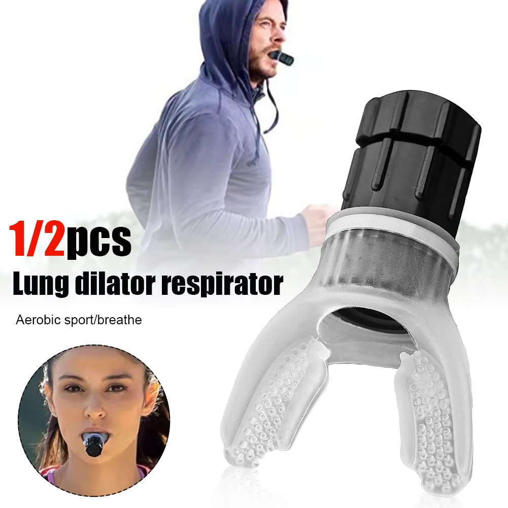 Breathing Fitness Exerciser Durable Non-Toxic Breath Training Device Expiratory Inspiratory Muscle Trainer Health Care Accessory