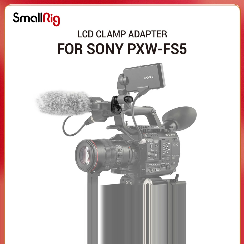 

SmallRig видеокамера ЖК-экран монтажный зажим адаптер для Sony PXW-FS5 1831
