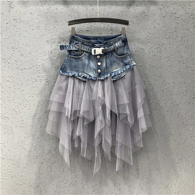 

Fashion Women Patchwork Skirts Ladies Sweet Lace Skirts Heigh Quality Women Clothing For Female