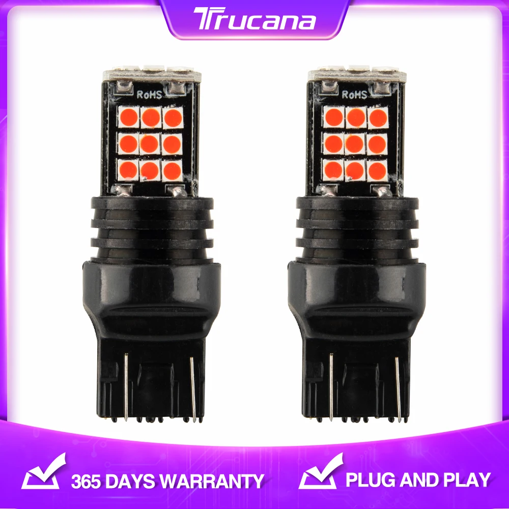 

Сигнальная лампа Светодиодная T20 7443 W21 5 Вт 6500K 3030 SMD, 2 шт.