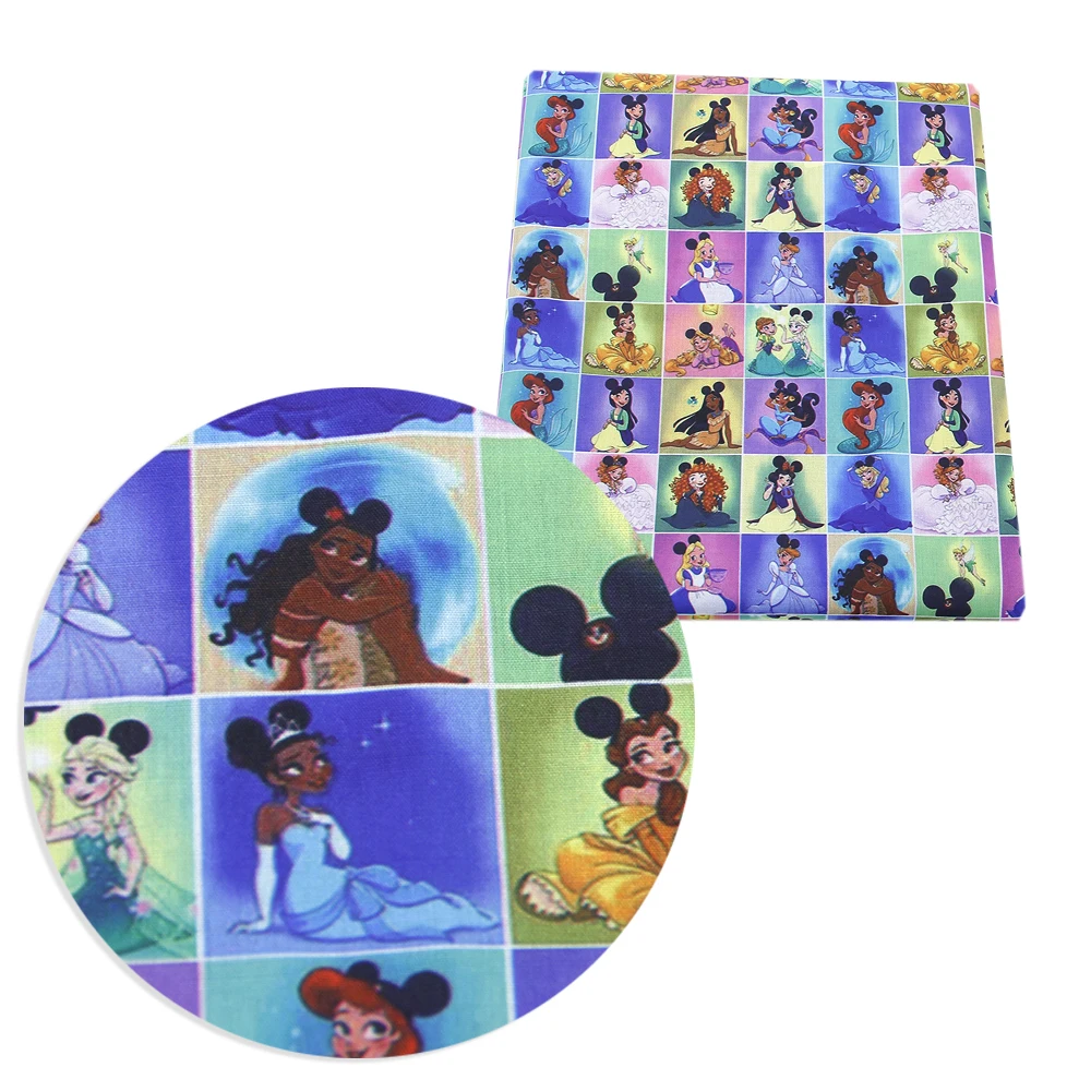 Ткань из полиэстера и хлопка для шитья 50*145 см