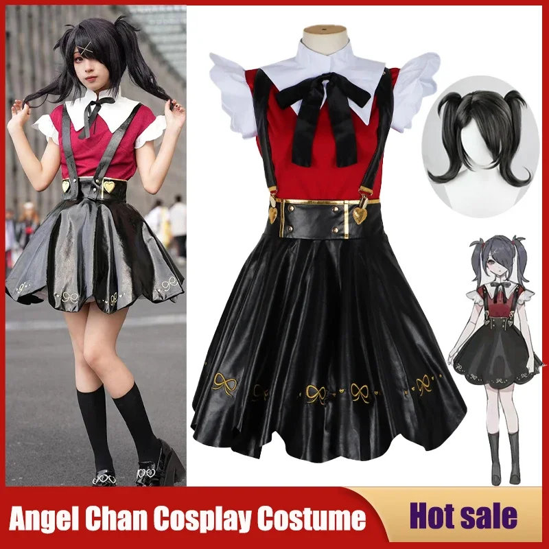 Аниме Needy Girl Overdose Angel-chan Косплей Костюм Game Abyss KAngel Ame Chan Платье Вечеринка