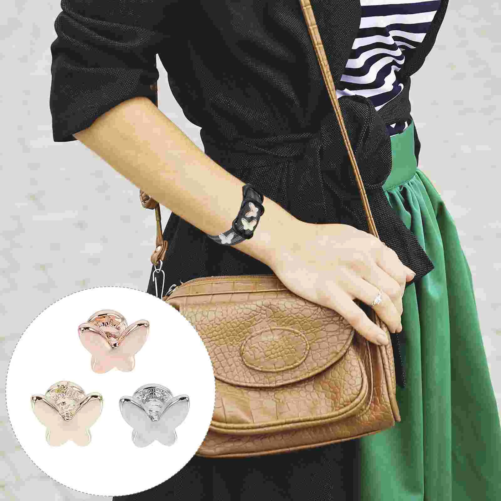 

3Pcs Watch Strap Embellishments Band Decorative Nail Silicone Band Stud Watch Band Beads Watch Strap Charms