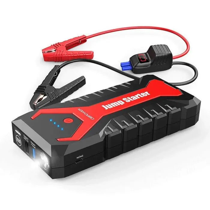 

G16 2000Amp 20800mAh Jump Starter for Up To 8.0-Liter Gas and 6.5-Liter Diesel Engines with Dual USB Ports