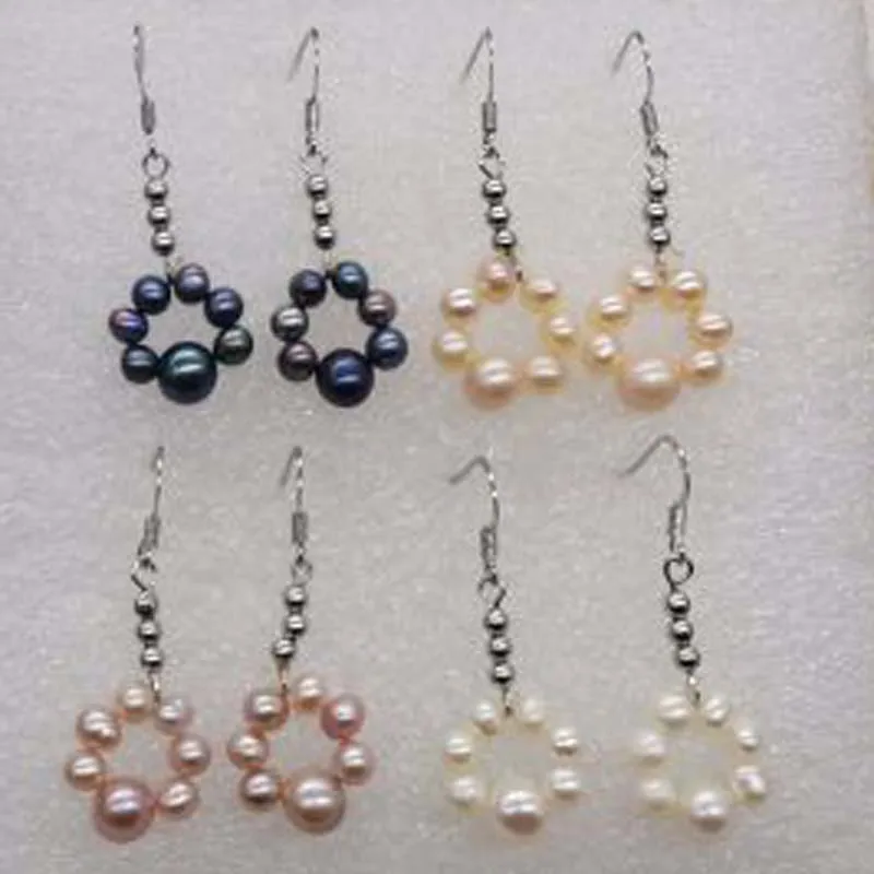 

Серьги-Подвески ручной работы из натурального пресноводного жемчуга, 20 пар