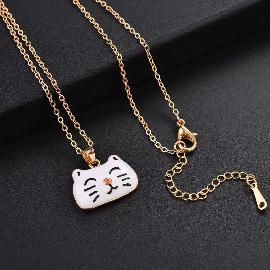 2024 комплект ювелирных изделий DAIHE ожерелье Fortune Cat новые милые аксессуары с