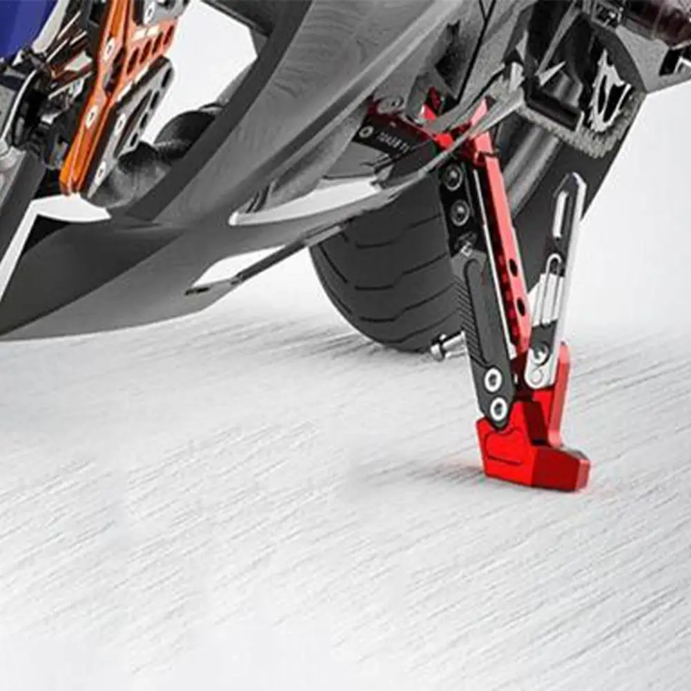 

Cnc Motorcycle Foot Bracket Kick Side Bracket Metal Motorcycle Corrosion Bracket Adjustable Parking Durable Stand Resistant B4b6