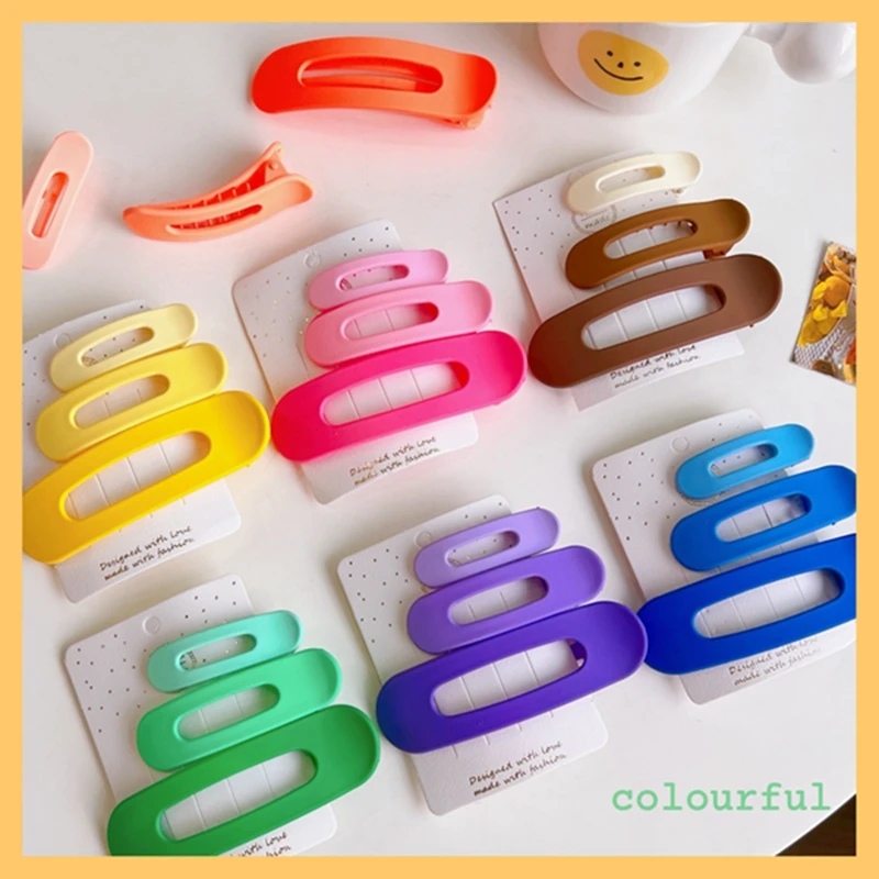 

3Pcs/set Fashion Candy Color Hair Sticks for Women Shell Hair Clip Pins Minimalist Girl Hairpins Hair Bun Maker Fashion Headwear