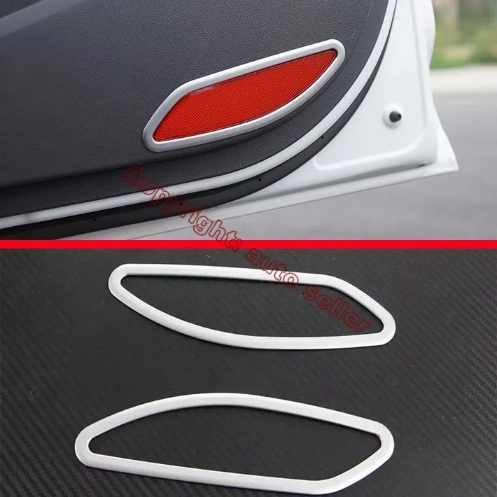 

ABS хром интерьерная дверь, дневная отделка крышки для Hyundai Tucson 2015-2017, автомобильные аксессуары, наклейки W4
