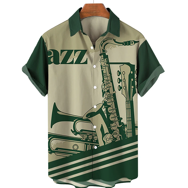 2022Summer New Hawaiian Man Shirt Fashion printing Short Sleeve Shirts loose Beach Party Shirts Men's Tops S-5XL