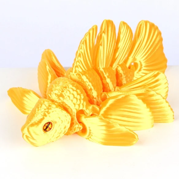 

Фигурная золотая рыбка MOONBIFFY