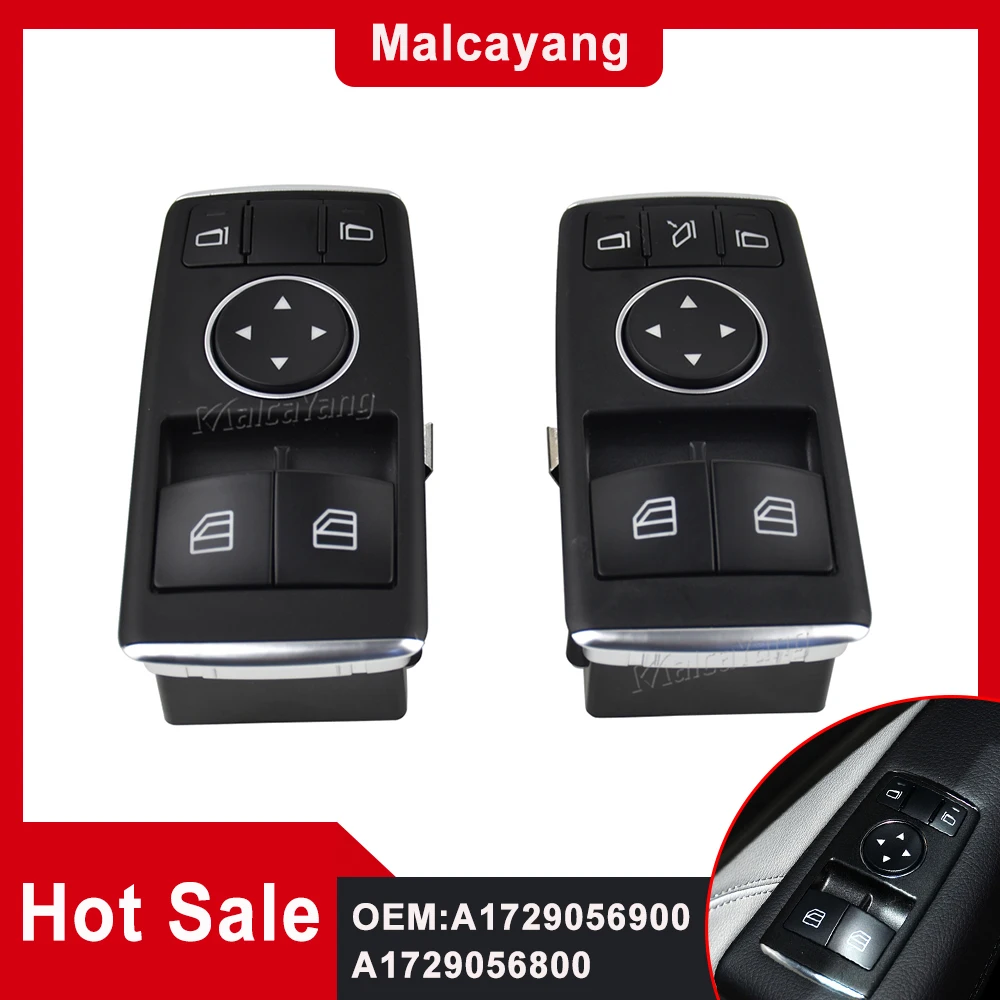 

Стайлинг автомобиля для Mercedes-Benz C250 Base C350 4matic C63 AMG Master для панели управления окон Switch A1729056900 A1729056800