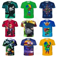 childrens tee kids t shirt game browings leon and star 3d t shirts fashion boys girls harajuku short sleeve coat baby clothes