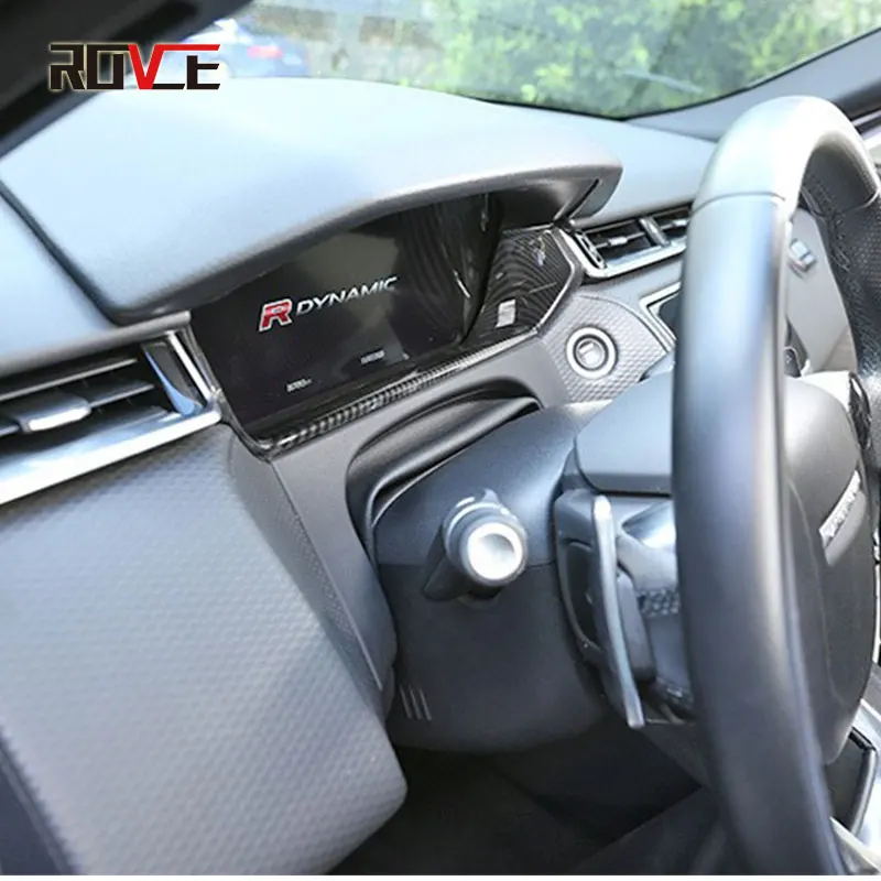 ROVCE Автомобильная панель приборной панели Верхняя рамка декоративная крышка