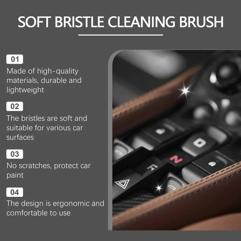 Щетка для детализации салона щетка пыли автомобиля 6X мягкая щетина инструменты