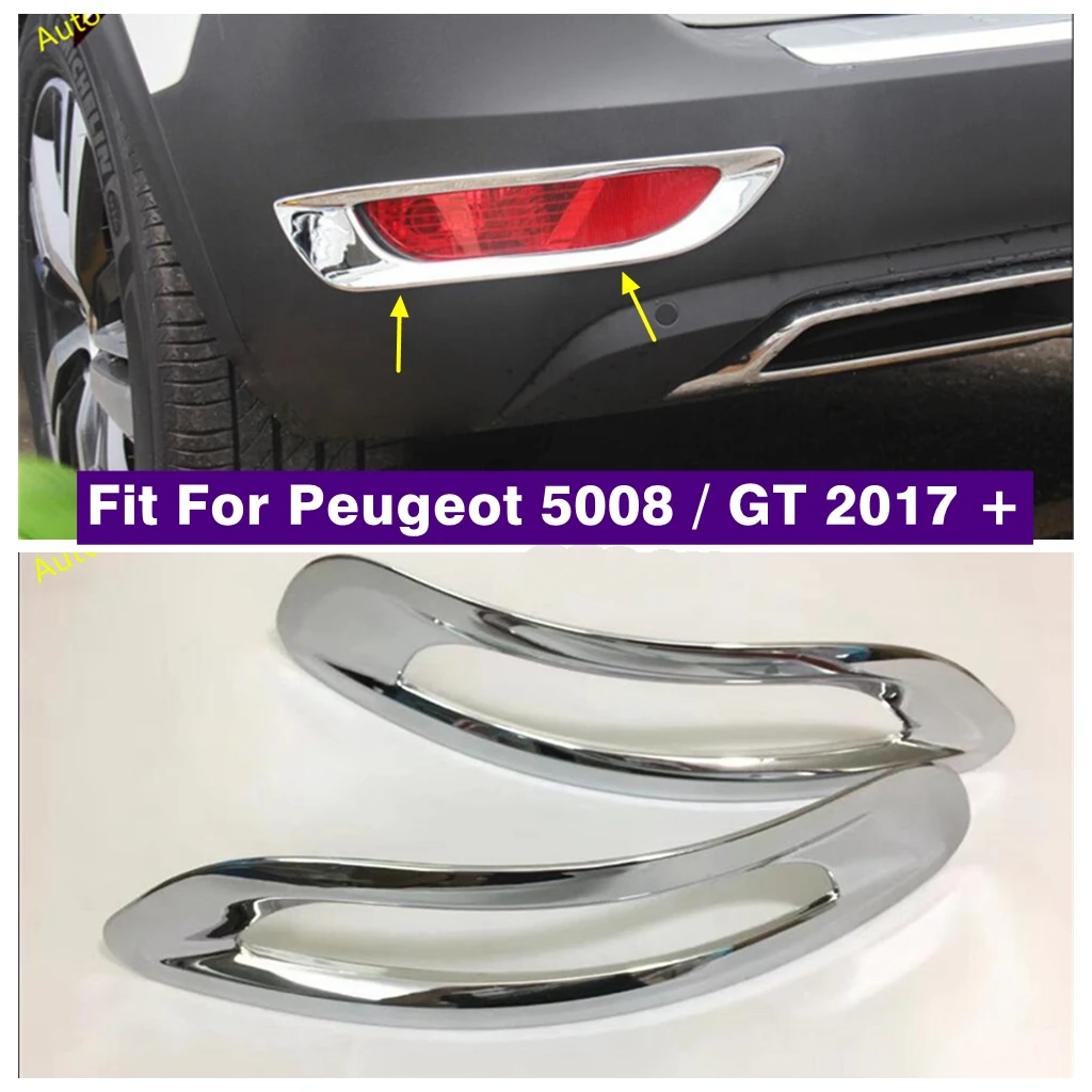 Противотуманные фары для заднего бампера декоративная рамка Peugeot 5008 / GT 2017-2022