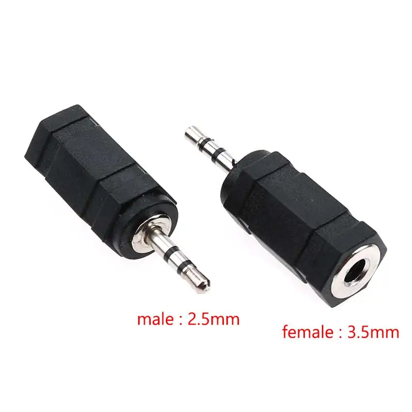 Cltgxdd 1 шт. с золотым/никелевым покрытием от 3,5 мм до 2,5 мм стерео гнездо до 2,5 3,5 штекер аудио конвертер адаптер разъем