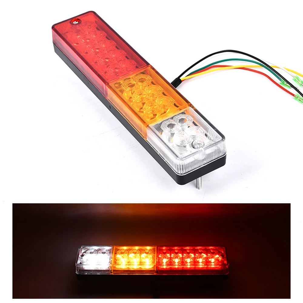 

Задсветильник фонарь для прицепа, светодиодные фонари для вилочного погрузчика, грузовика, трицикла, трактора, указатель поворота, стоп-сиг...