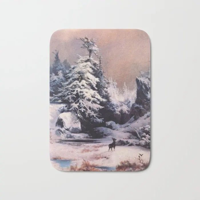 

Коврик для входной двери, нескользящий напольный ковер с изображением морской чайки, звездного неба, для гостиной, кухни, ванной комнаты