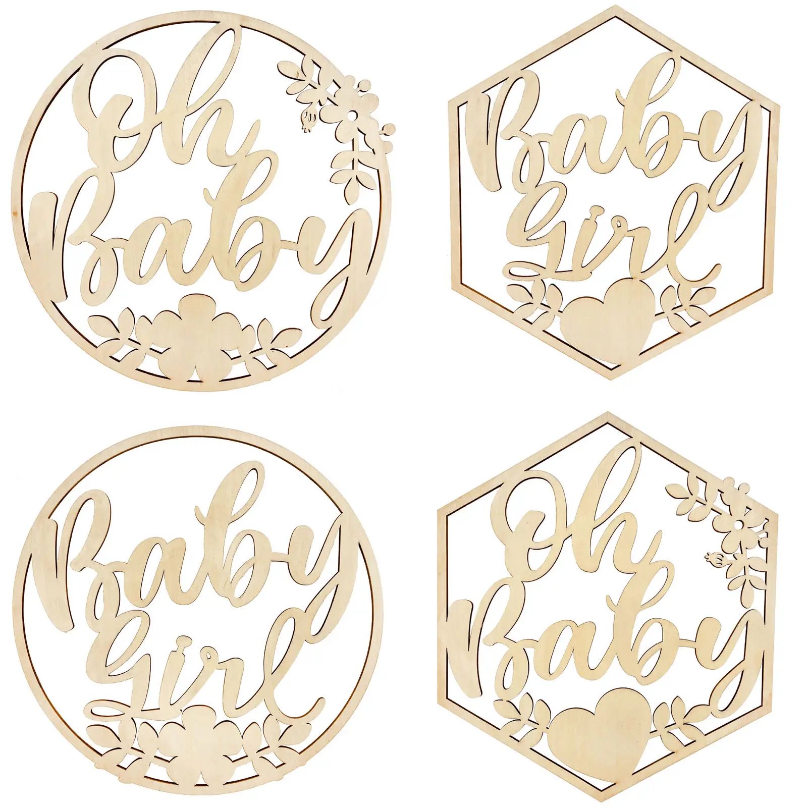 

Wood Oh Baby Sign Party Decorations Wooden Oh Baby Banner For Baby Shower Decorations Backdrop Photo Props Party Supplies
