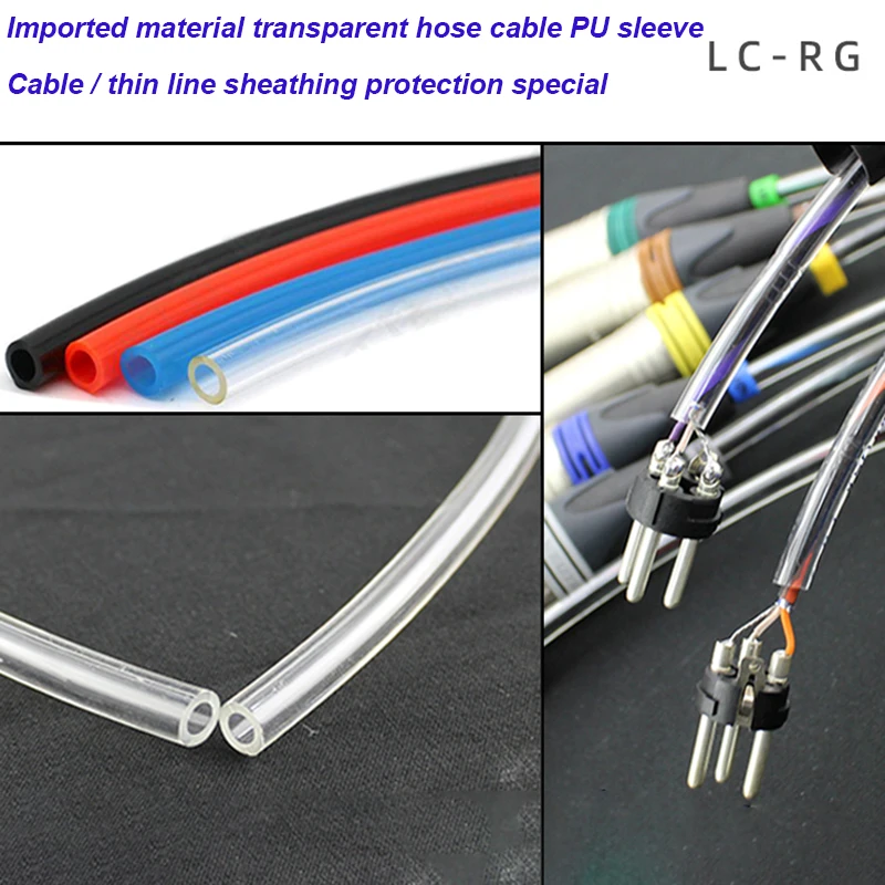 Pu Hose Transparent Sleeve Stage Performance Mobile Cable Car Cable Protection Air Hose Hose