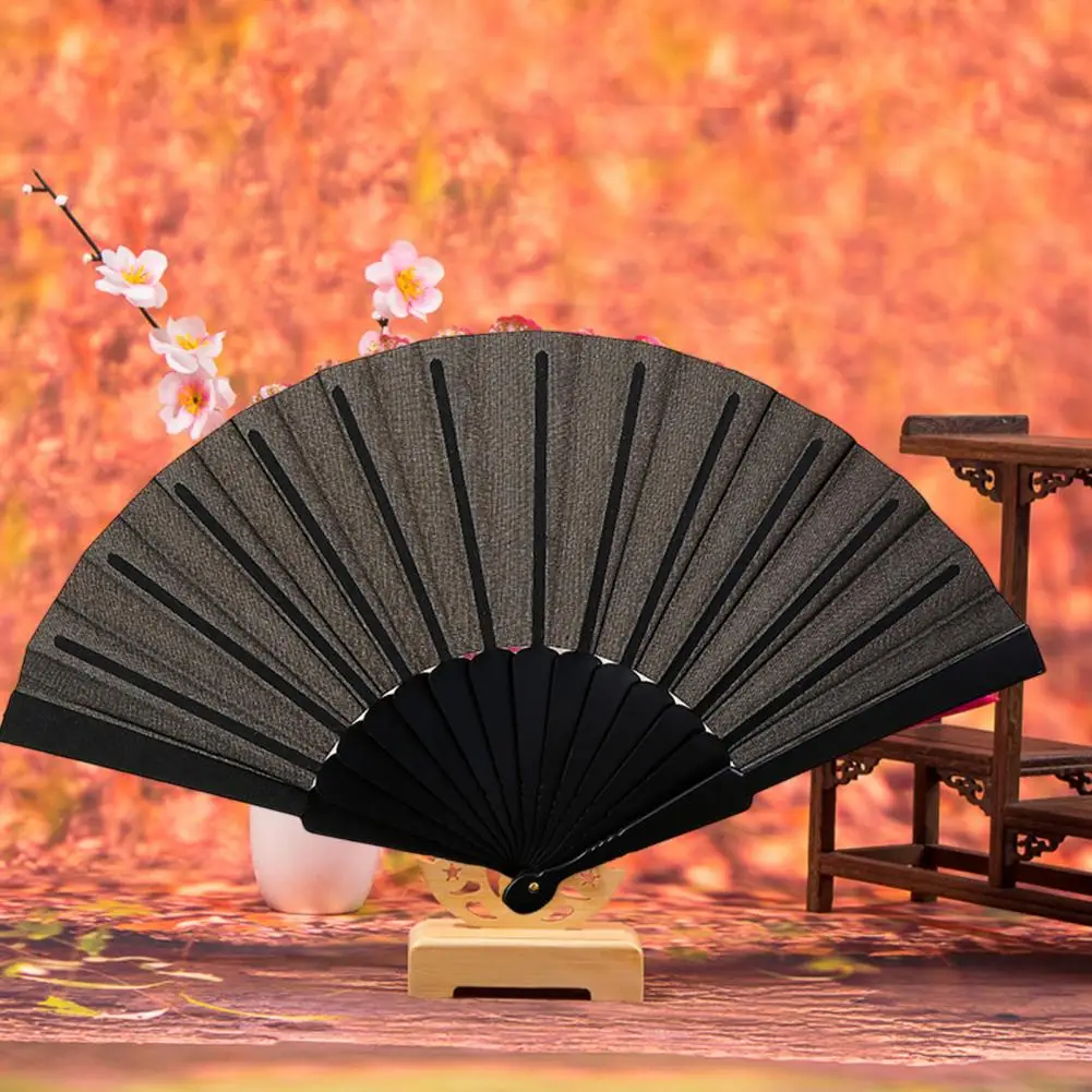 

Wedding Fan Plain And Elegant Comfortable Grip Fine Workmanship Pure Color Reusable Decoration Great Stickiness Smooth Edge Flat