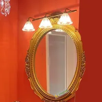 Italian Luxury Mirror Headlights Bathroom gold Led Mirror Light Waterproof Mirror Cabinet wall sconces alloyed antique Wall Lamp