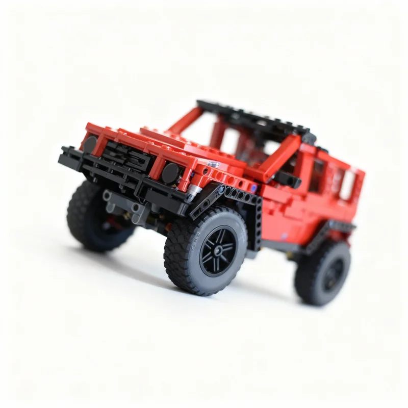 Фото 870 деталей MOC: Техническая модель Mercedes-Benz, конструктор, рождественский подарок, развивающая игрушка, креативный набор для детей №4